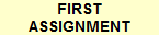 FIRST ASSIGNMENT