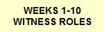 YOUR WITNESS ROLES DURING WEEKS 1-10